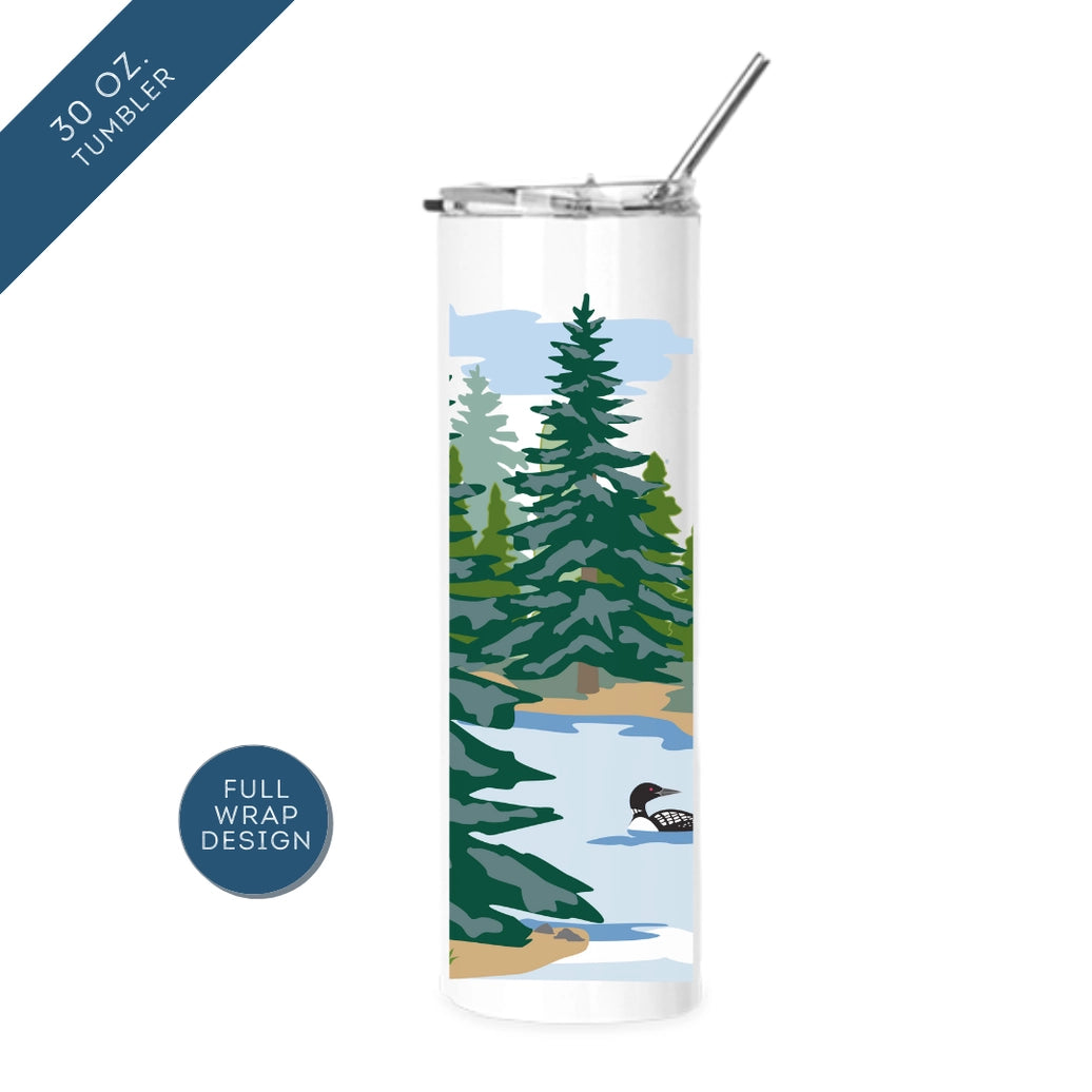 30oz Loon Lake Tumbler