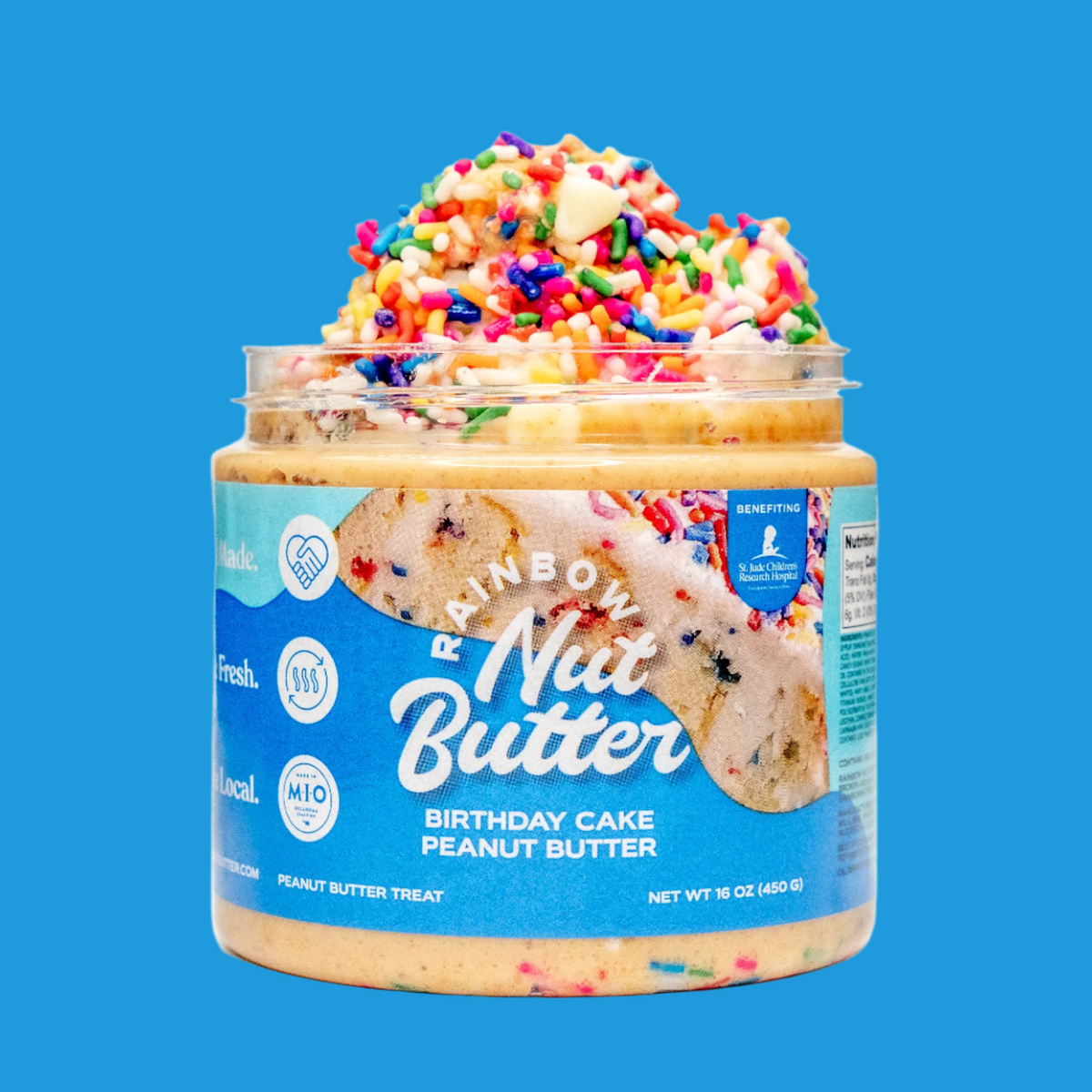 Birthday Cake Peanut Butter