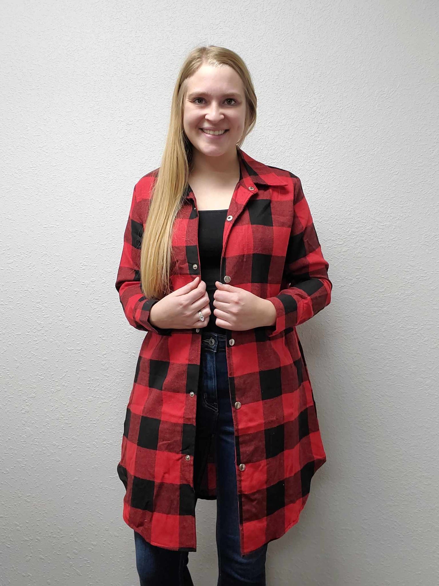 Buffalo Plaid Long Shacket