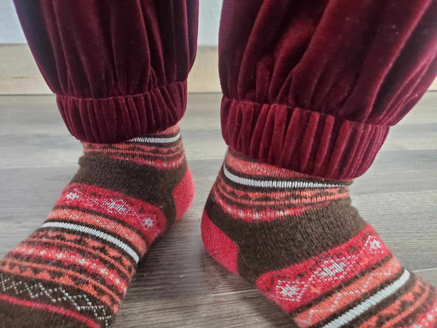 Burgundy Velvet Lounge Set