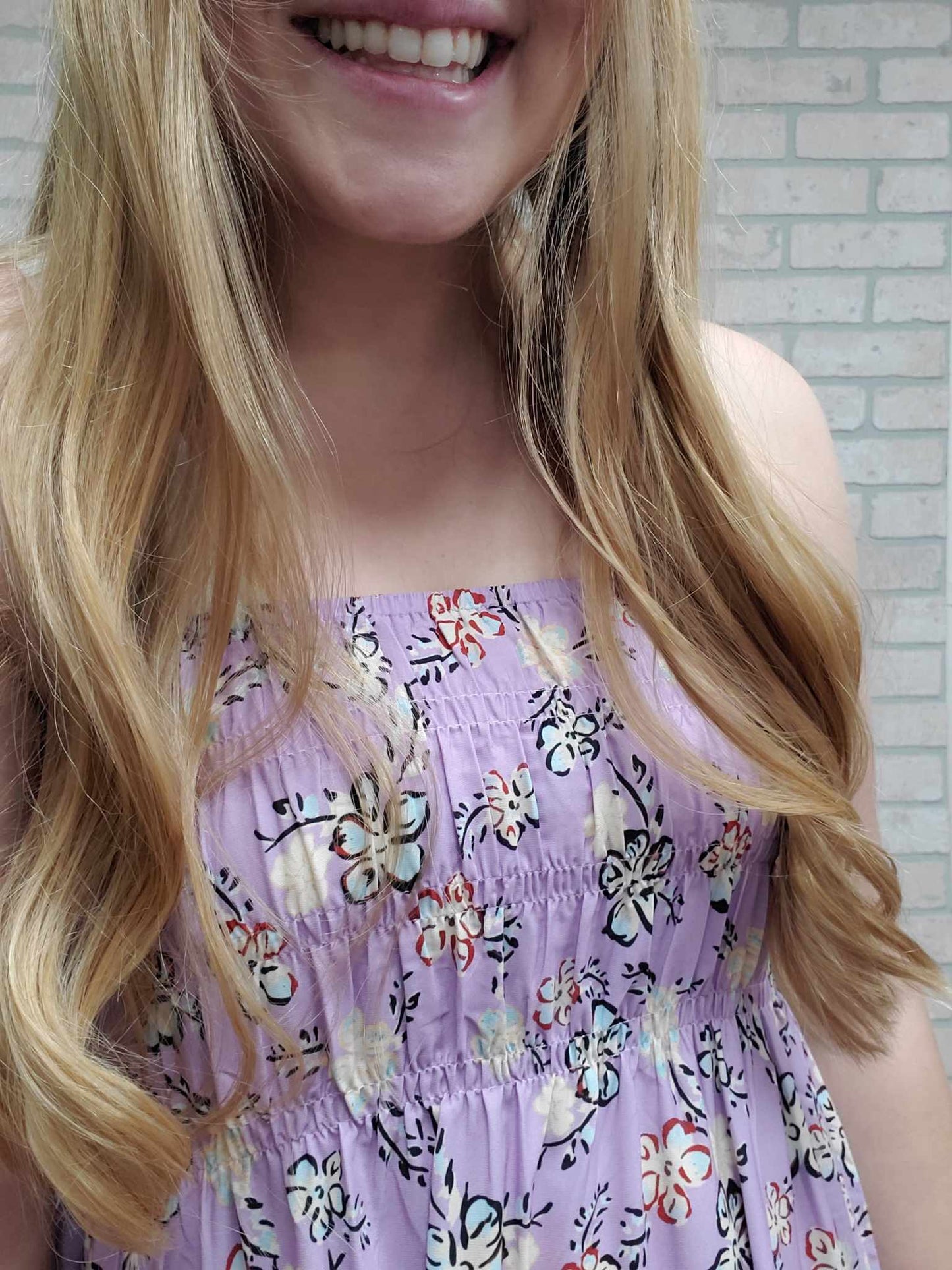 Lavender Floral Sun Dress