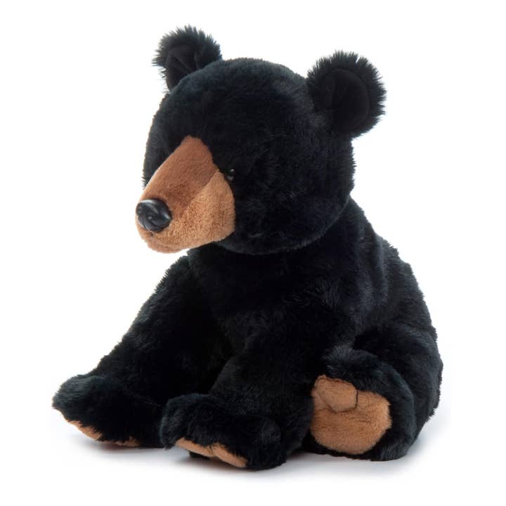 12" Plush Black Bear