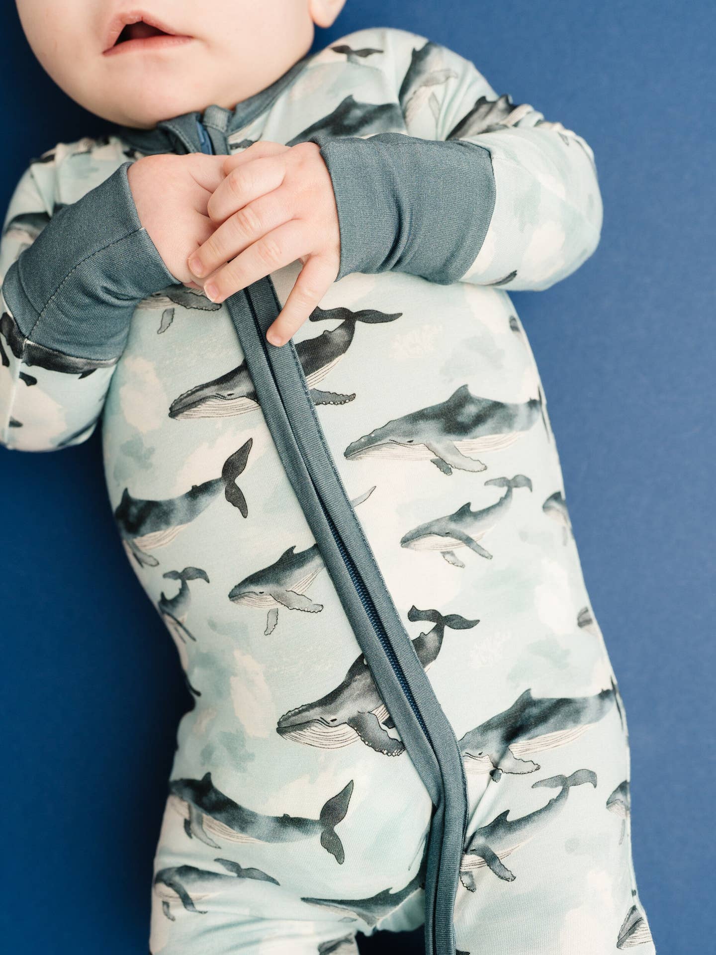 Whale Watch Bamboo Sleeper