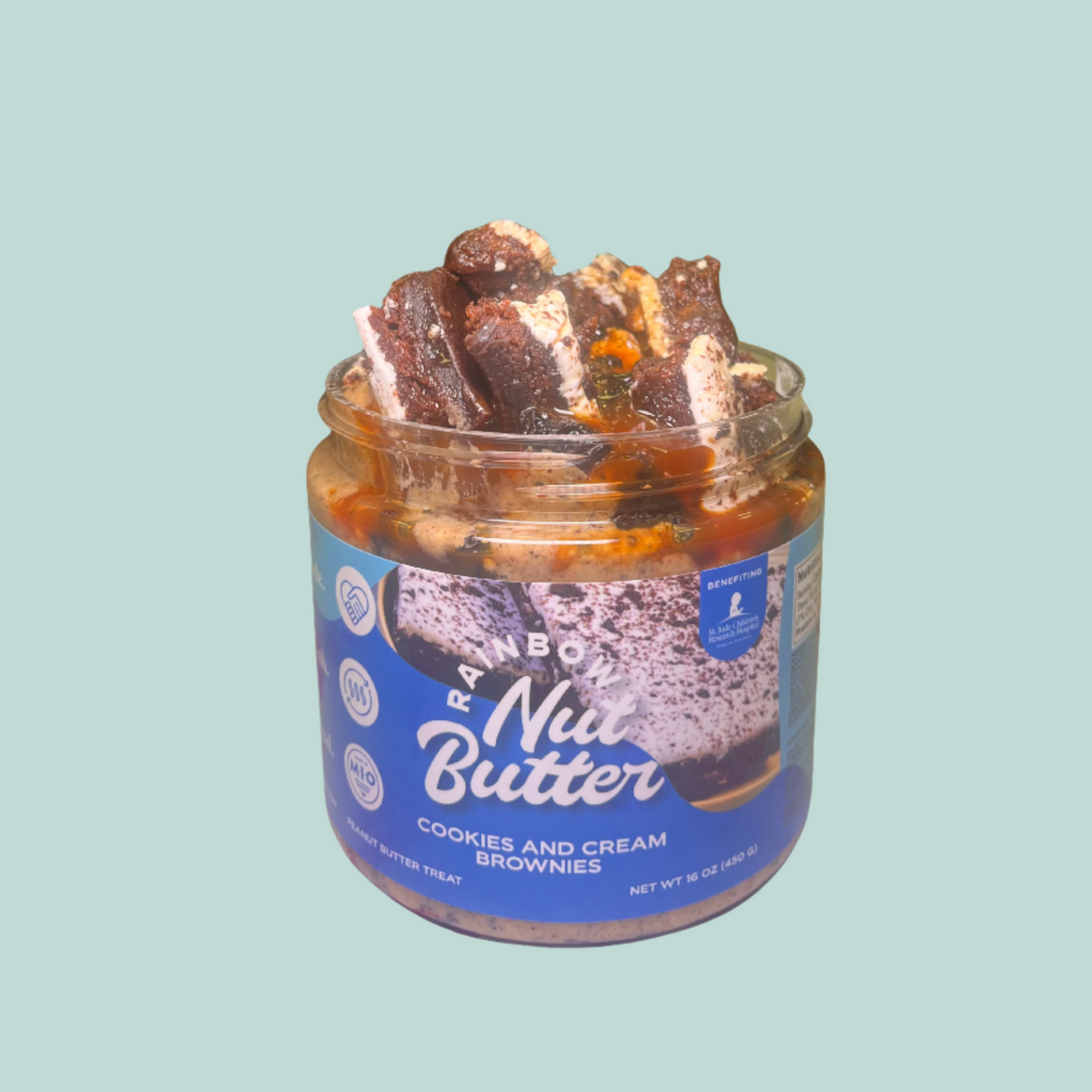 Cookies and Cream Brownie Peanut Butter