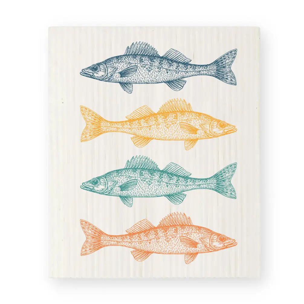 Walleye Swedish Dish Cloth