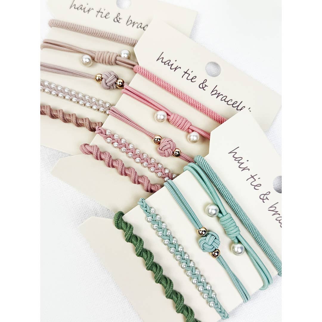 Pearl Hair Tie Bracelets