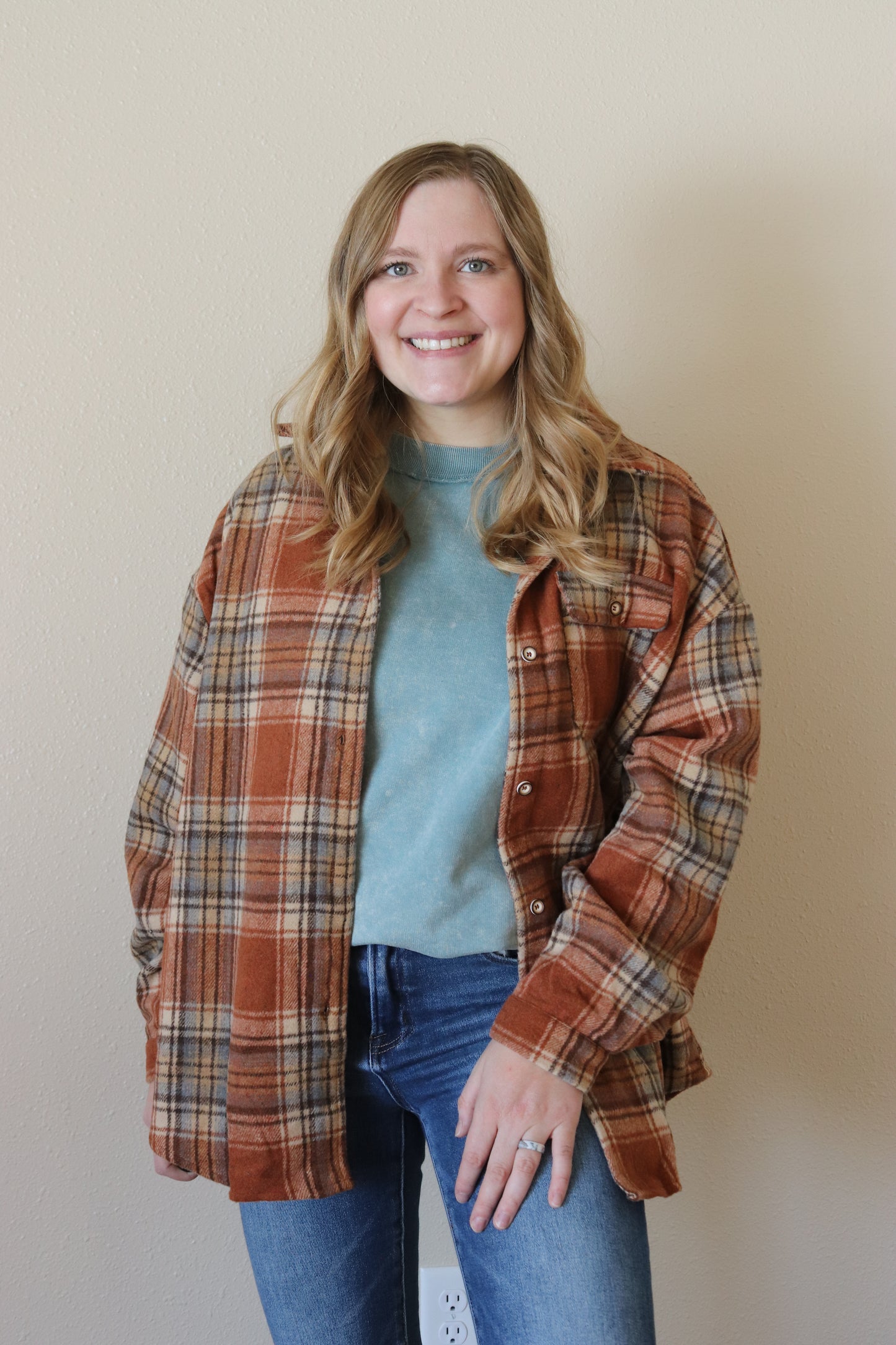 Ash Blue Washed Sweatshirt