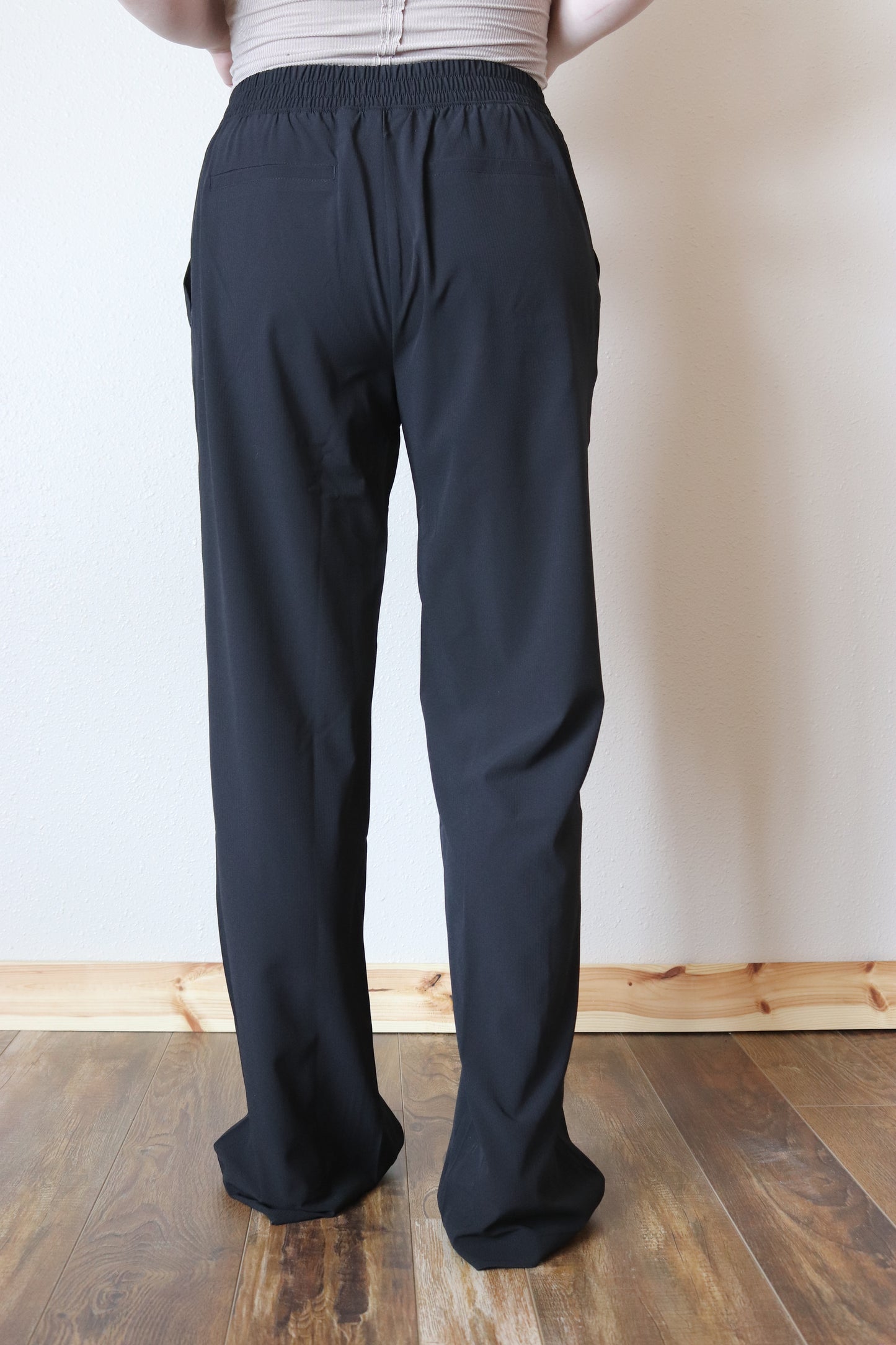 Black Straight Trouser