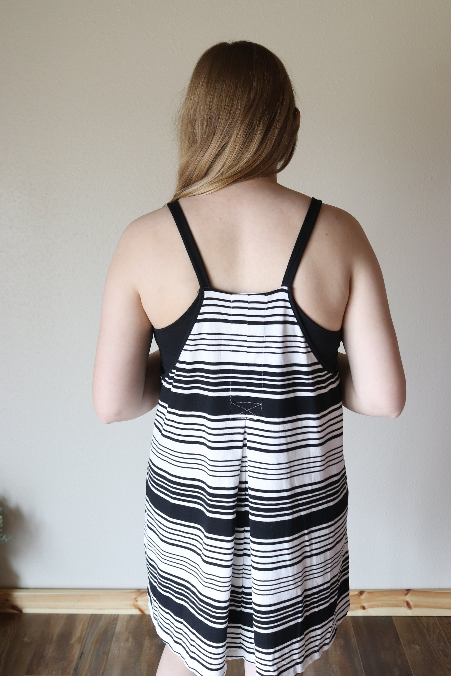 Black Striped Dress
