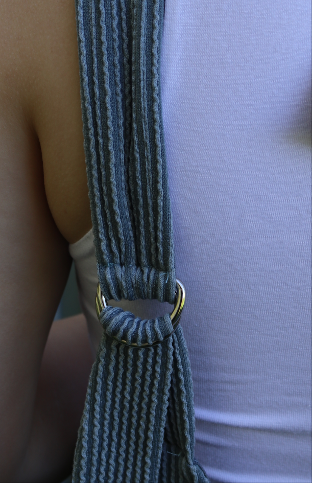 Vintage Olive Ribbed Jumpsuit