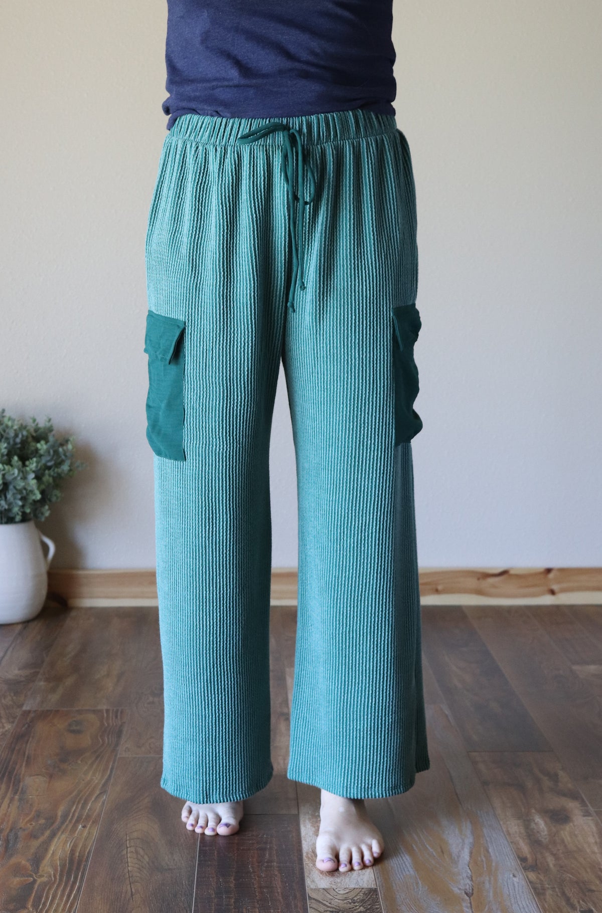 Hunter Green Urban Ribbed Pants