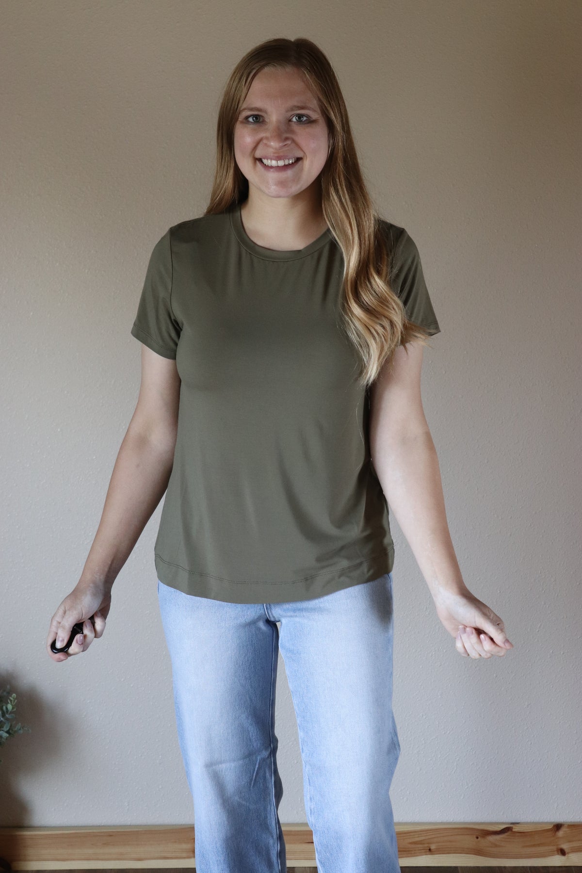 Olive Basic Tee