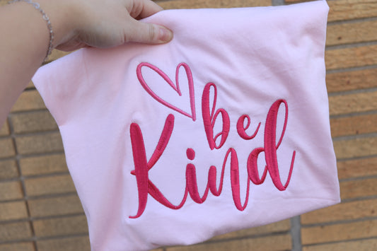Be Kind Embroidered T-shirt