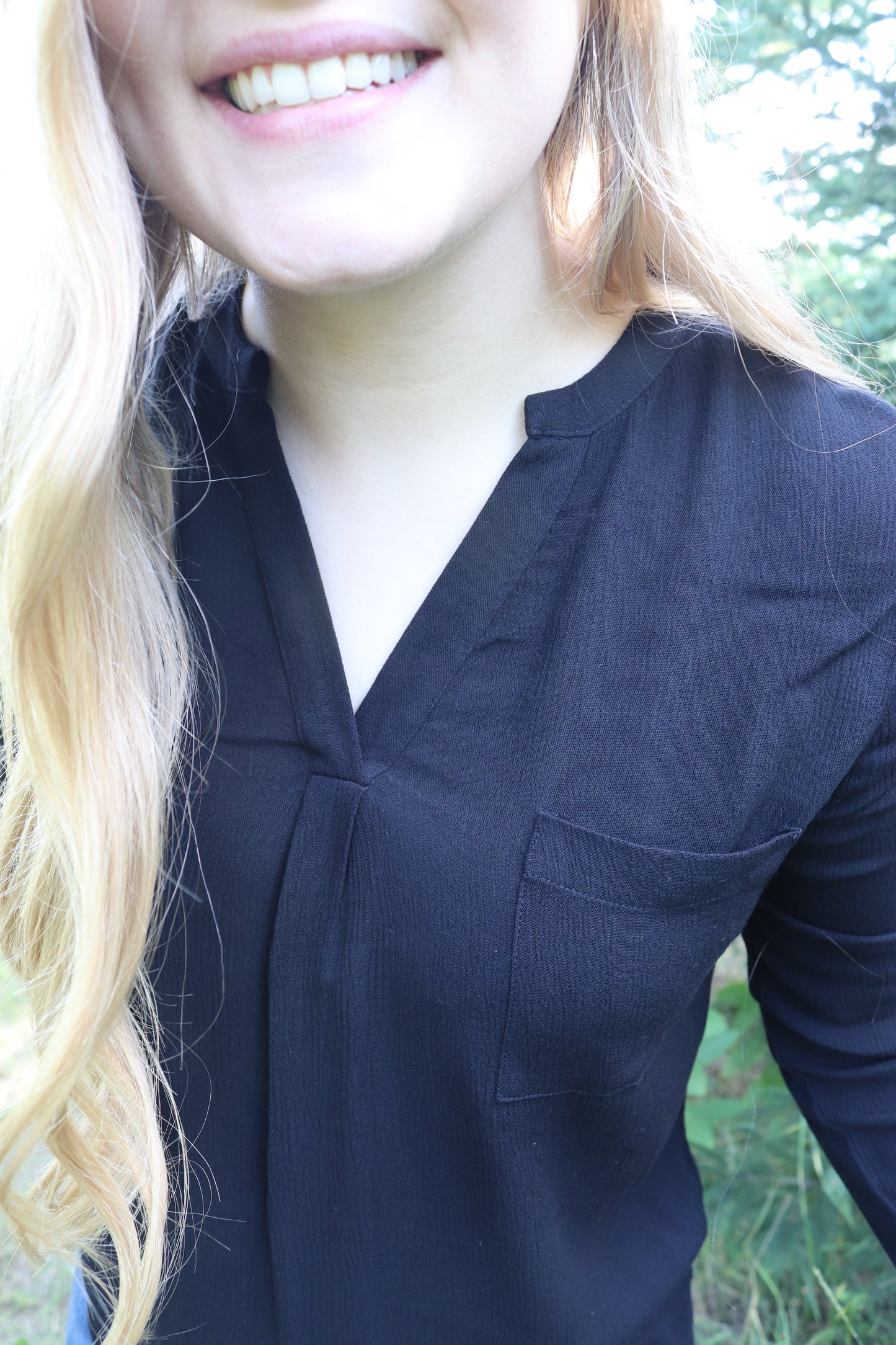 Black Long Sleeve Blouse