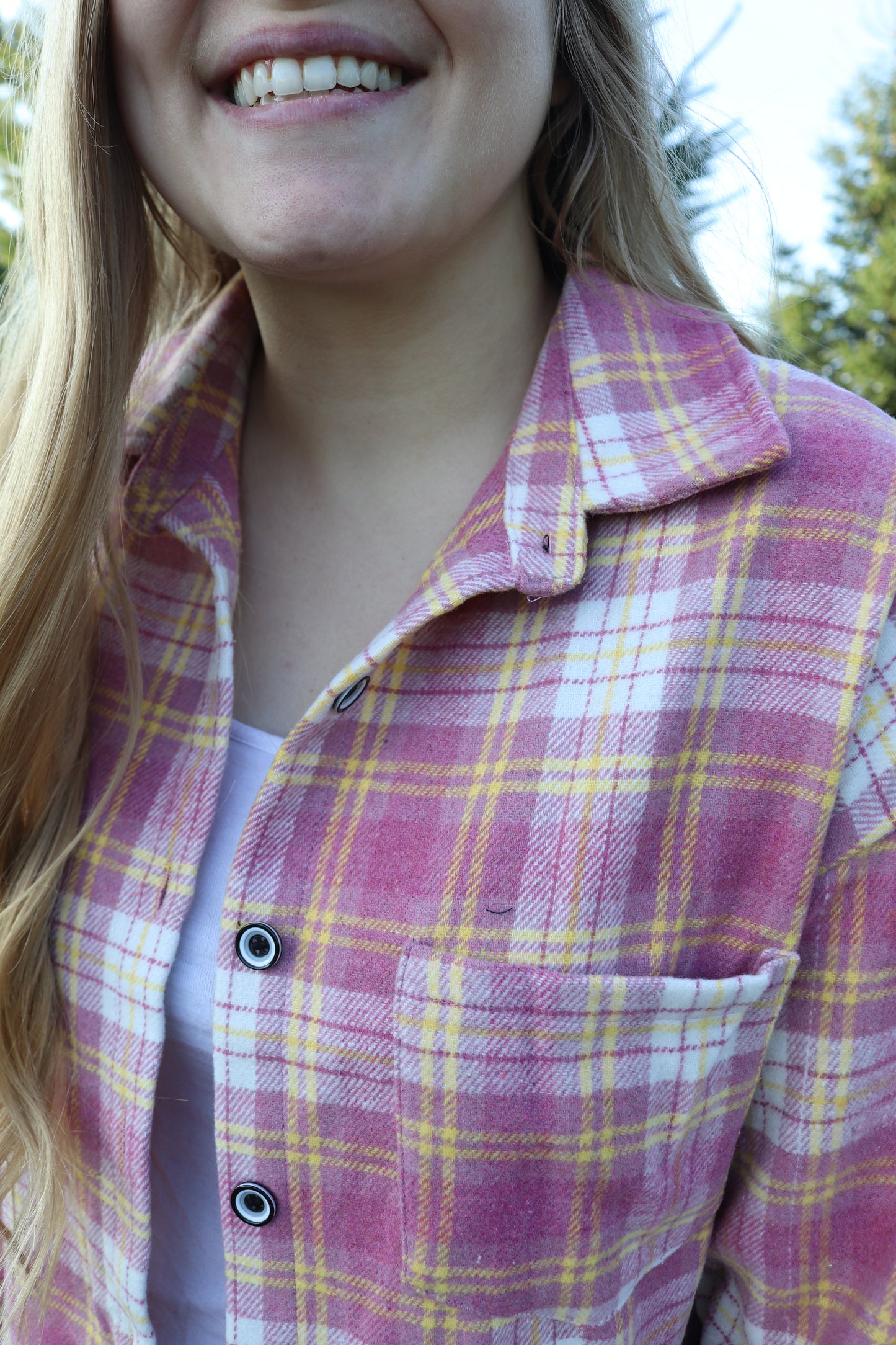 Pink Plaid Shacket