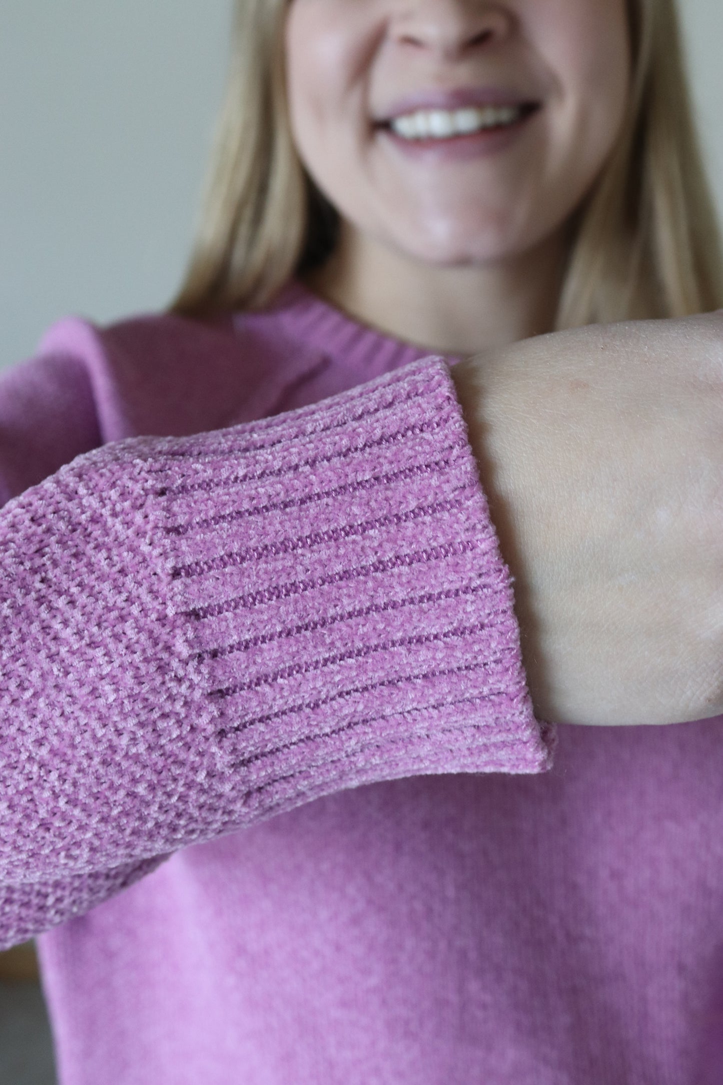 Mauve Chenille Sweater