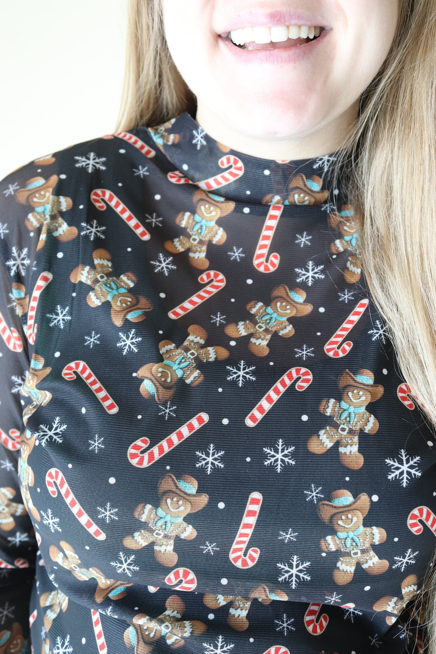 Candy Cane Kreek Mesh Top