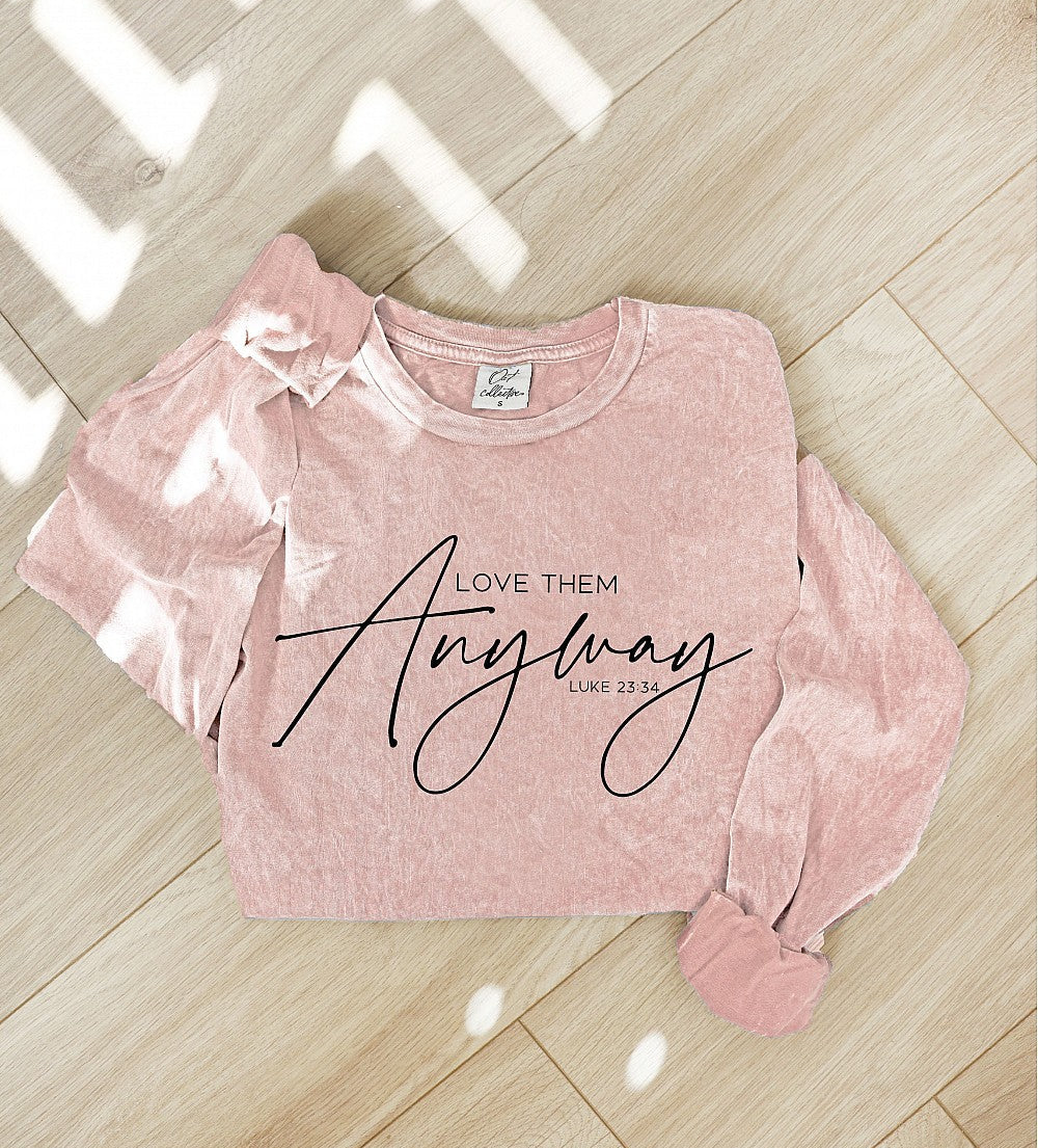 Love Them Mineral Washed Long Sleeve