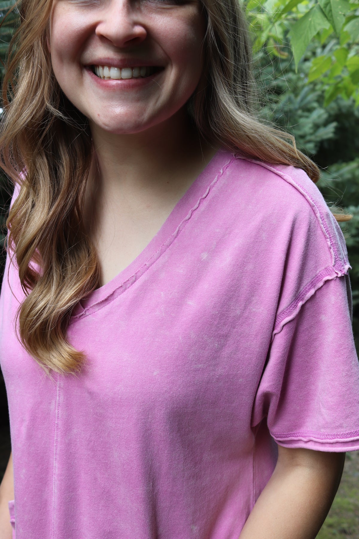 Orchid Washed Romper