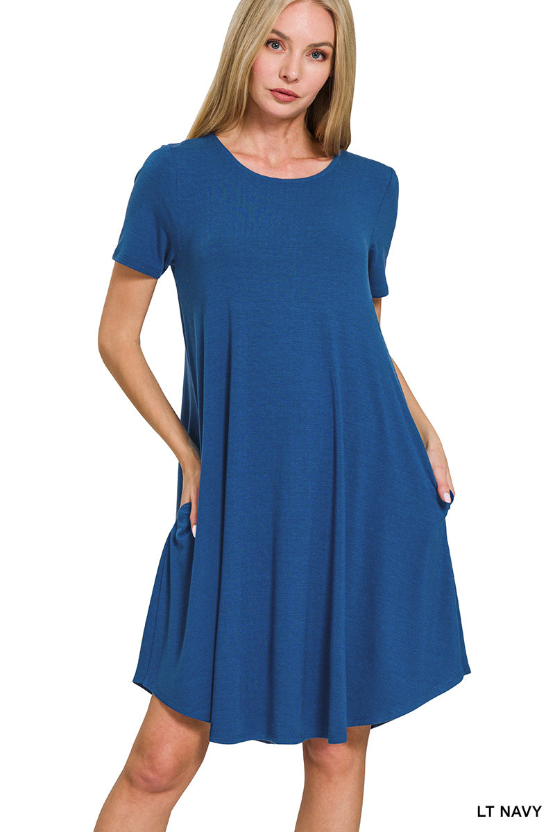 Navy T-shirt Dress