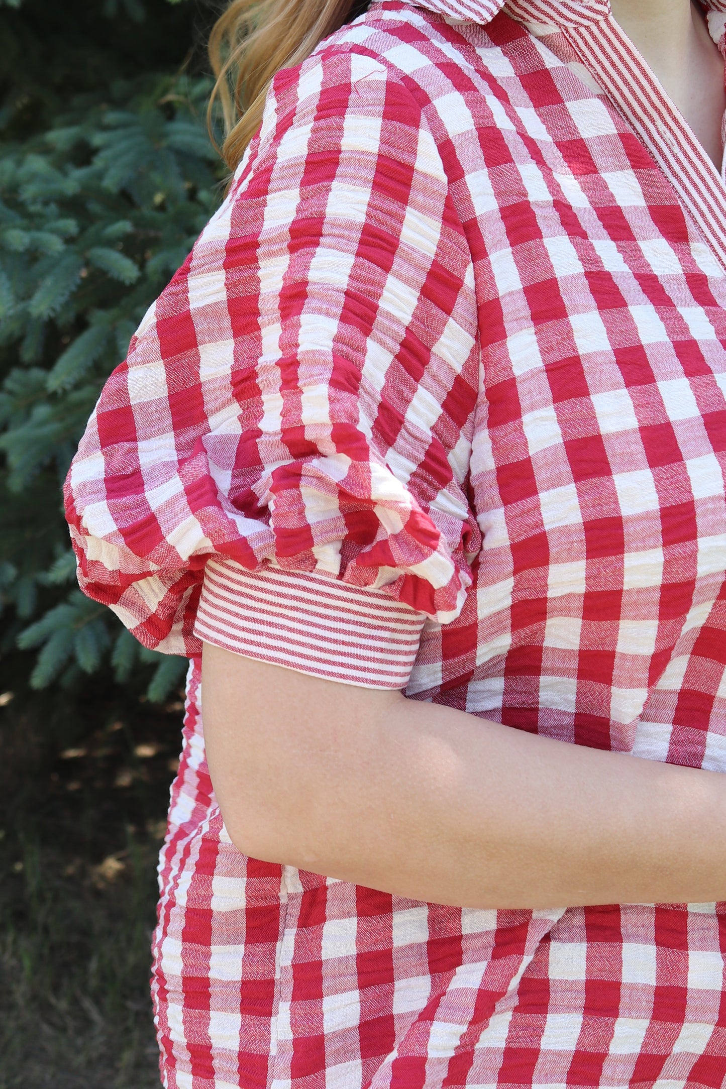 Red Checkered Set
