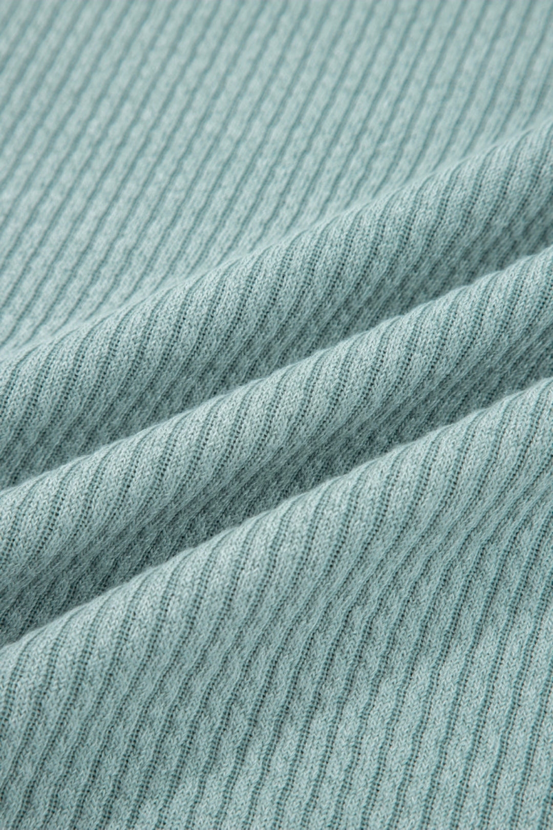 Light Blue Ribbed Hoodie