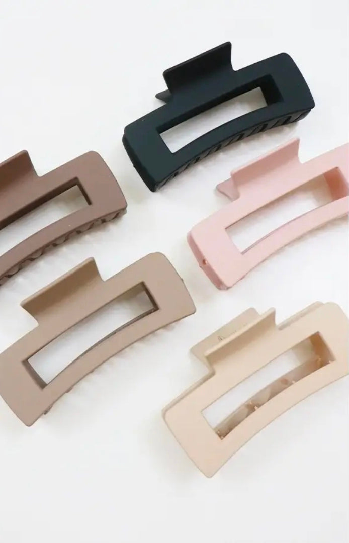 Large Neutral Claw Clips