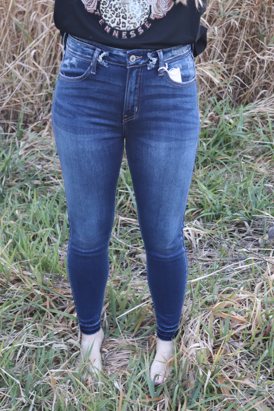 KanCan: High Rise Ankle Skinny Jeans