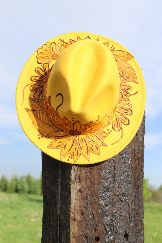Yellow Sunflower Hat