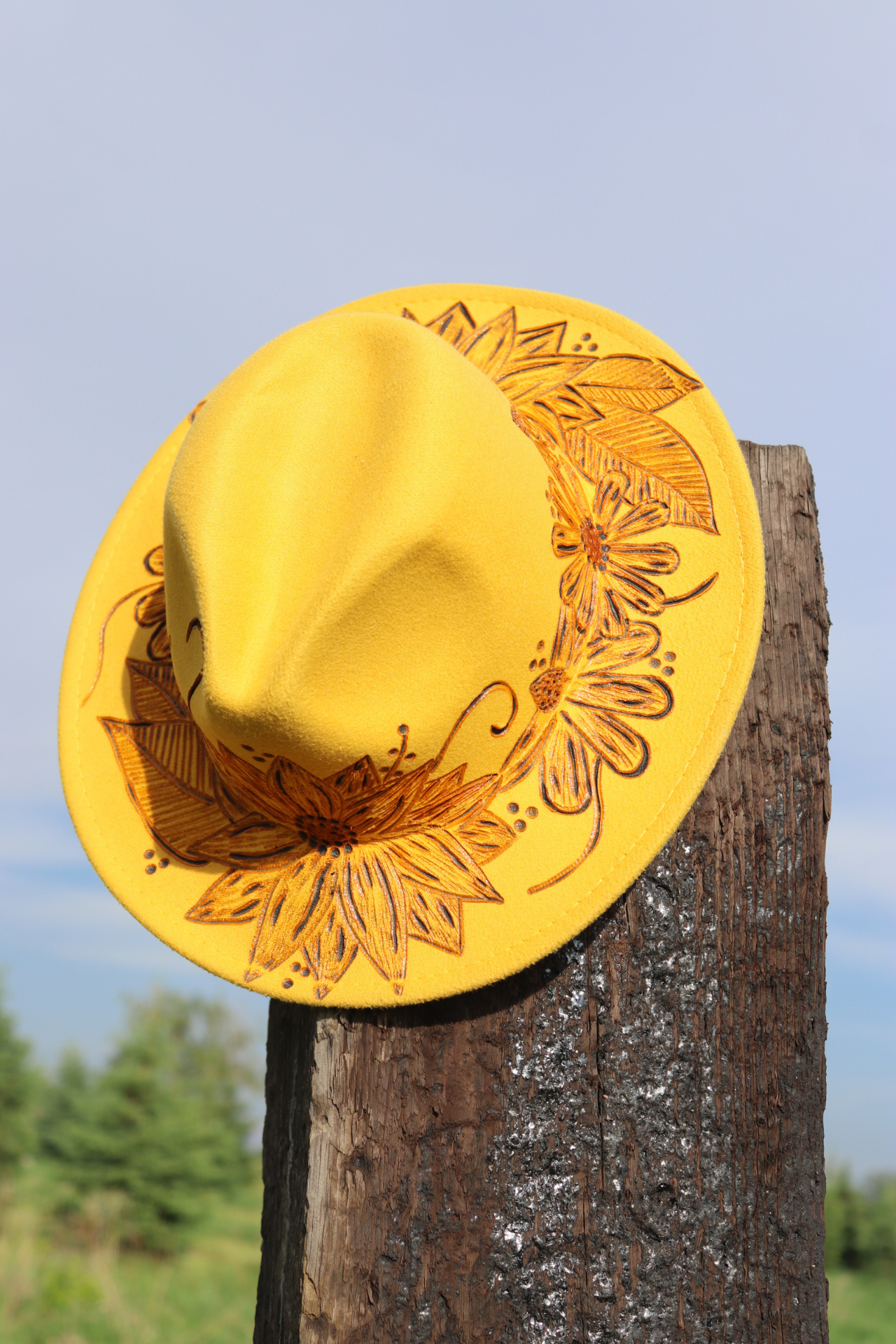 Yellow Sunflower Hat