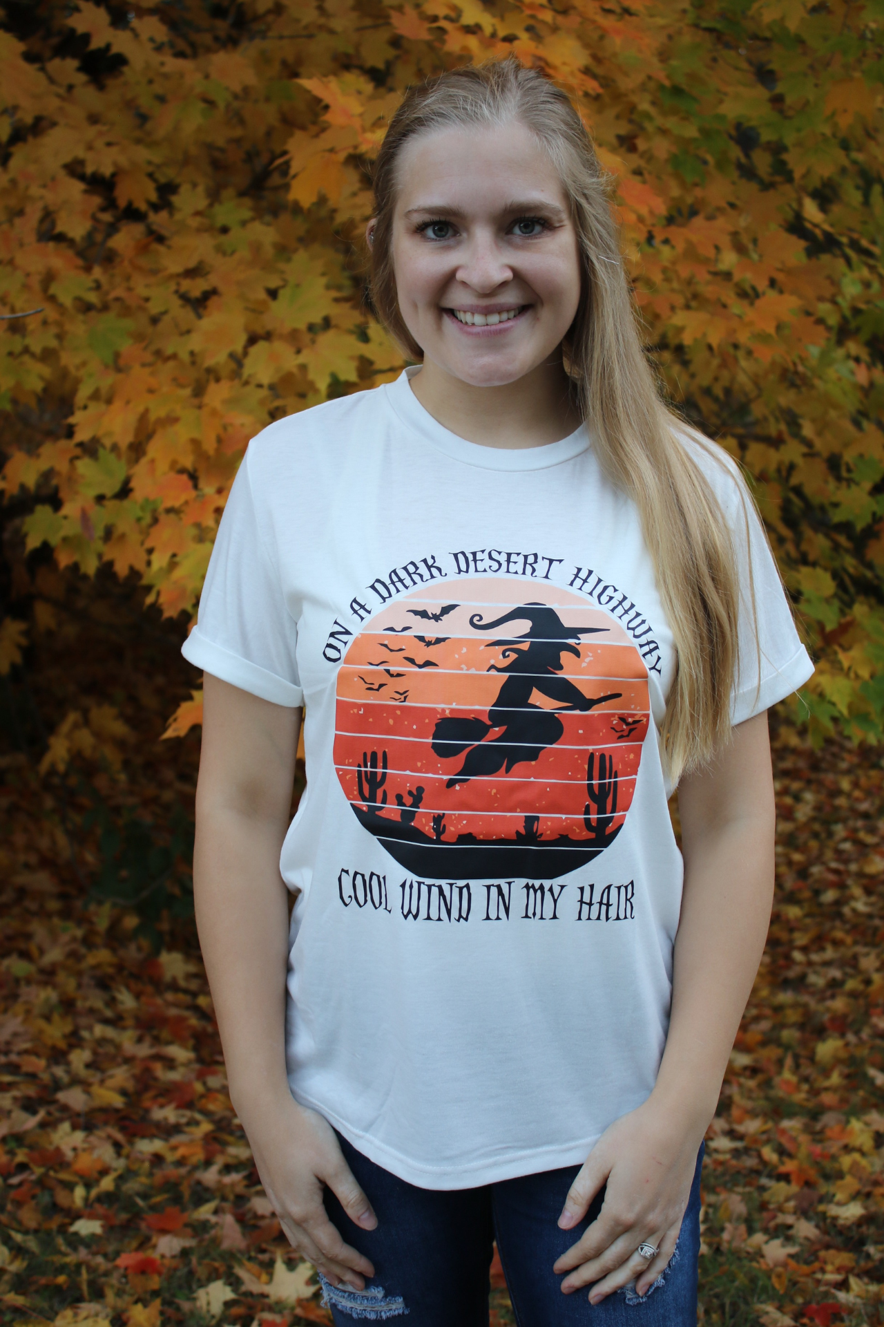 On a Dark Desert Highway T-shirt