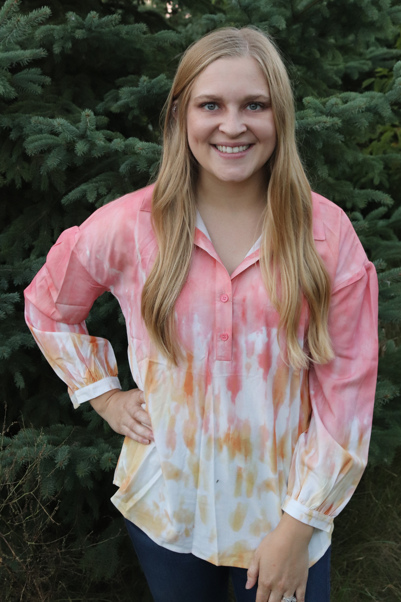 Tie Dye Blouse