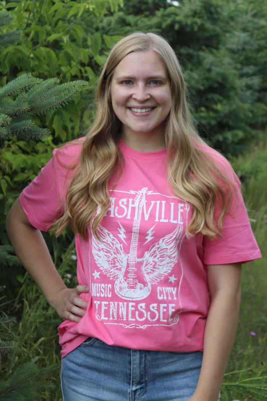 Pink Nashville T-shirt