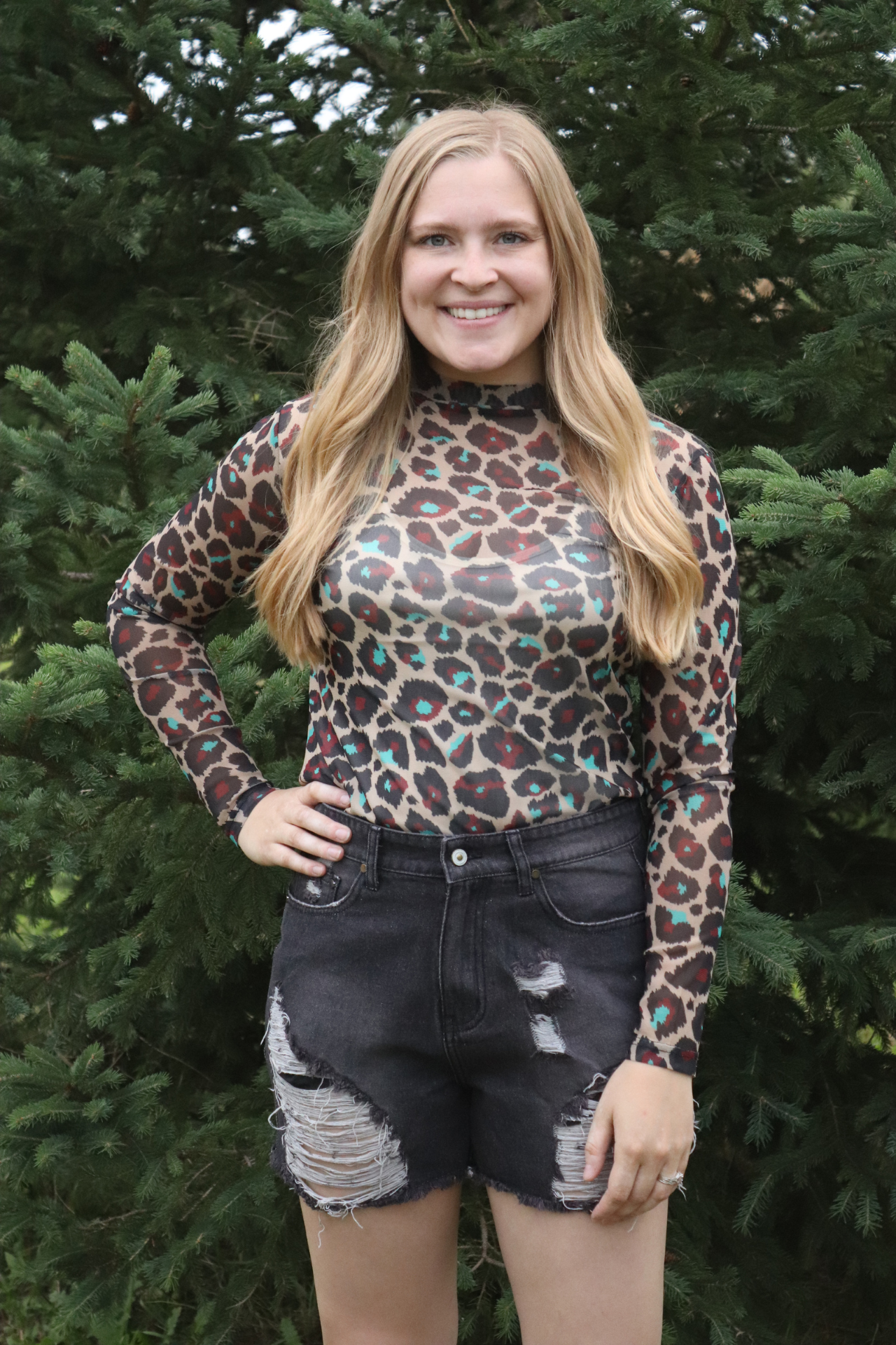 Life of the Party Mesh Top