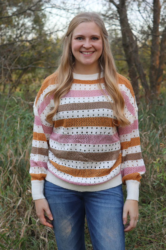 Striped Lightweight Sweater