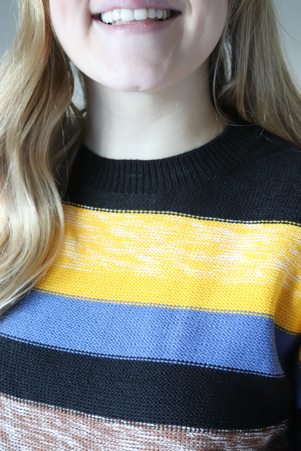 Black Striped Sweater