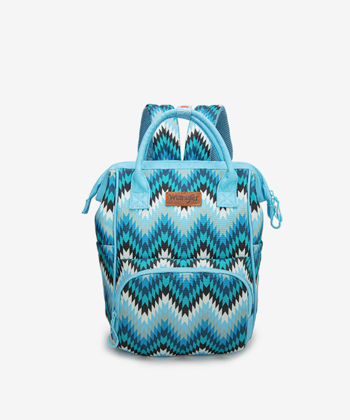 WRANGLER: Blue Aztec Callie Backpack