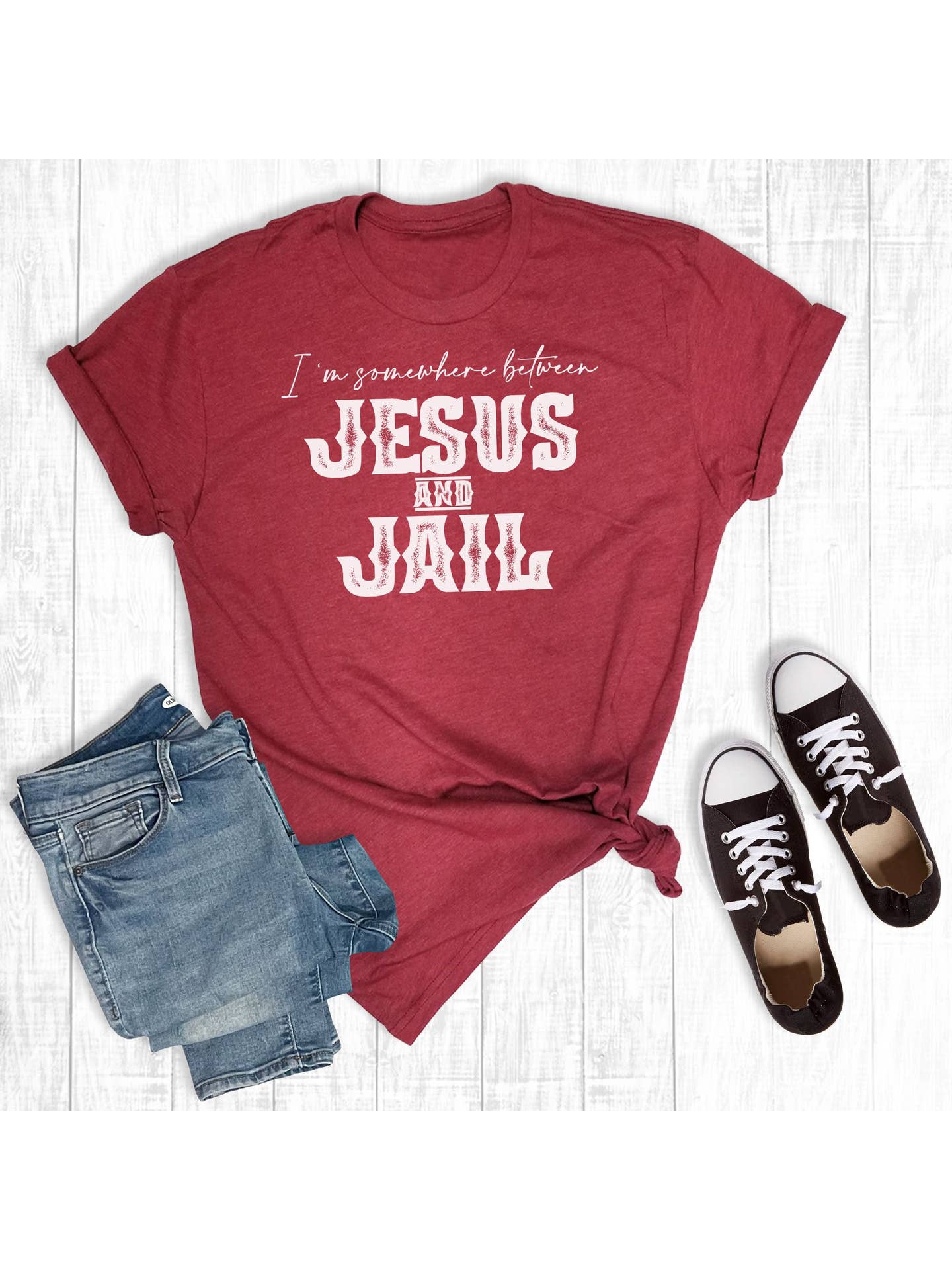 Jesus and Jail Tee