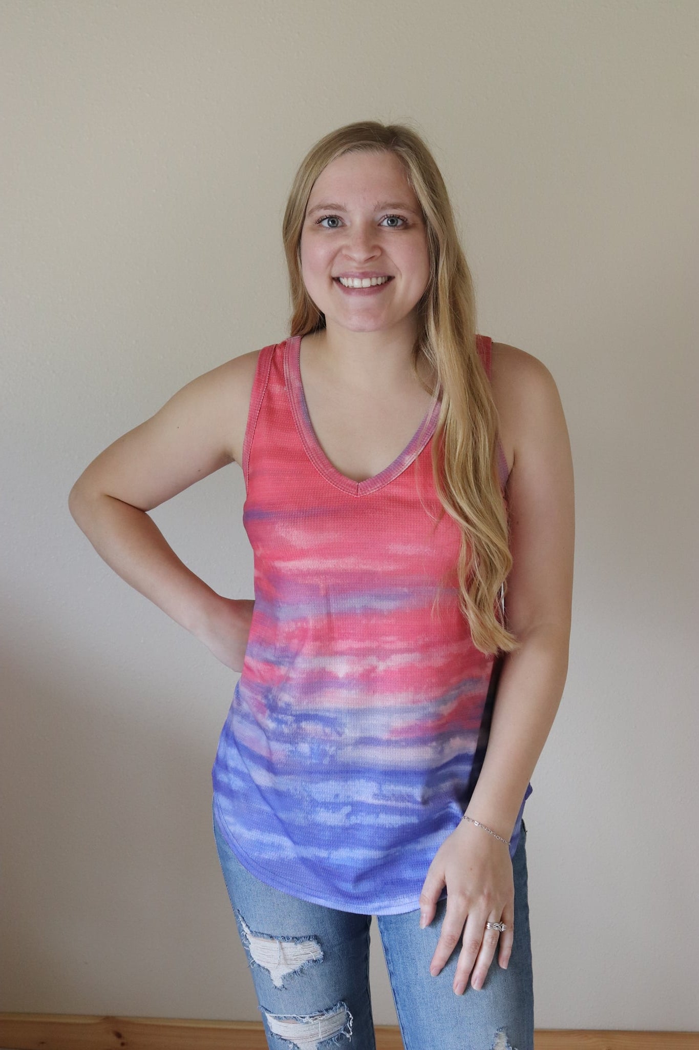 Red White and Blue Tank