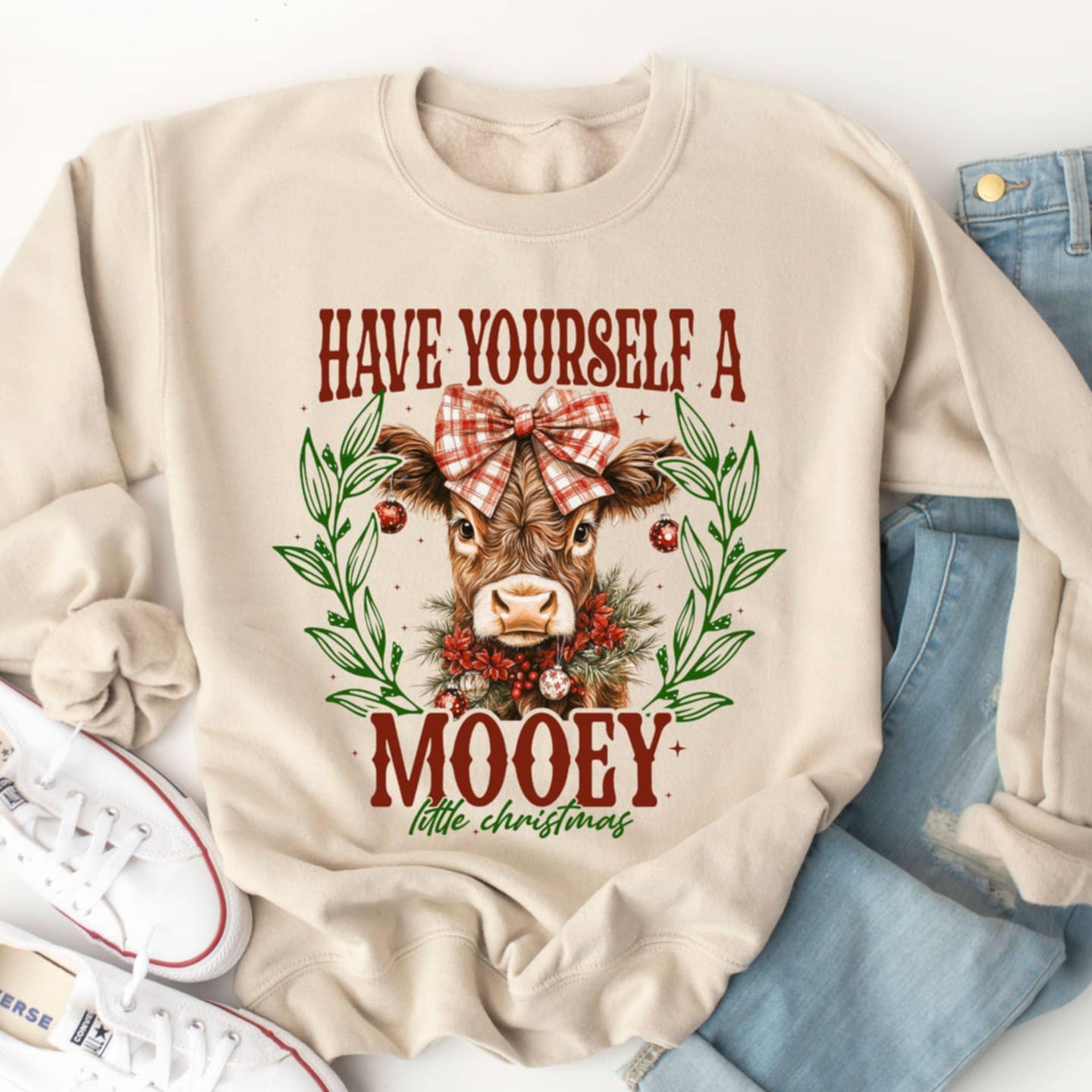 Moey Little Christmas Crewneck