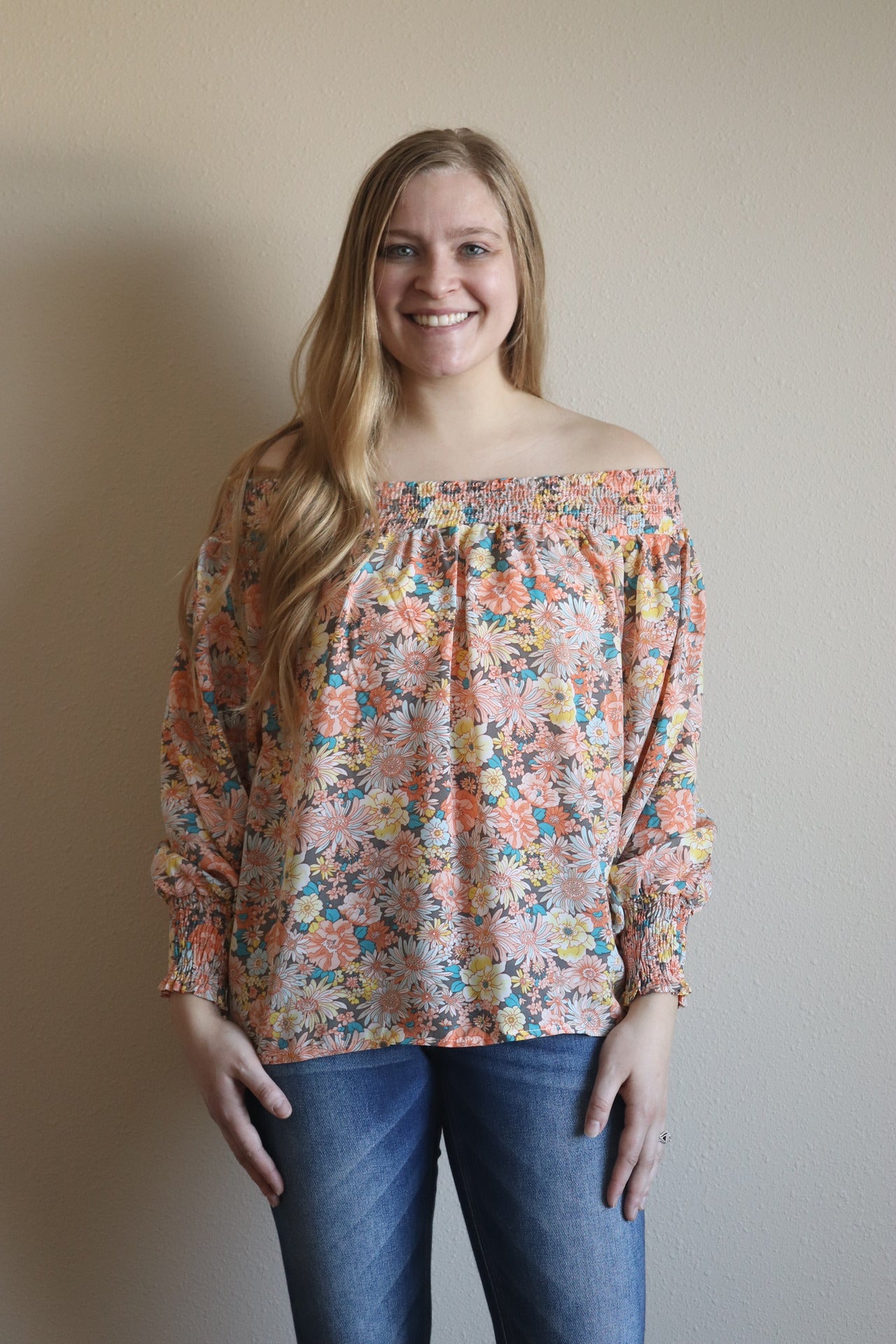 Floral Off-the-Shoulder Top