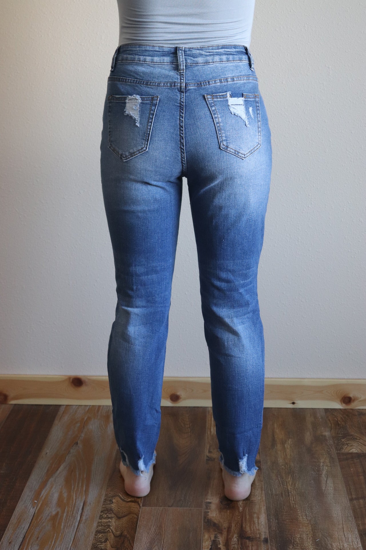 Distressed Skinny Jeans