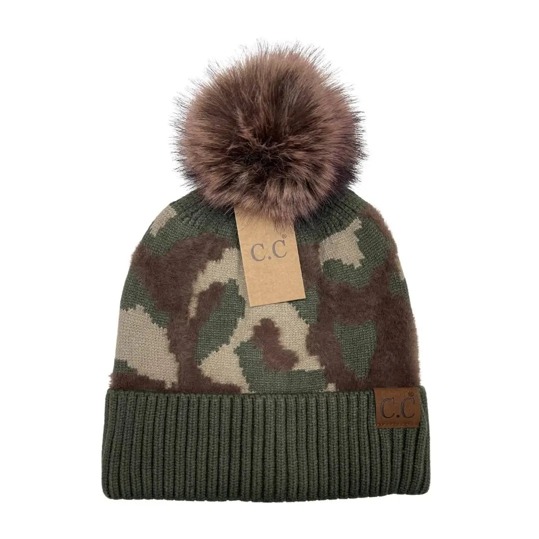 Olive Camo CC Beanie