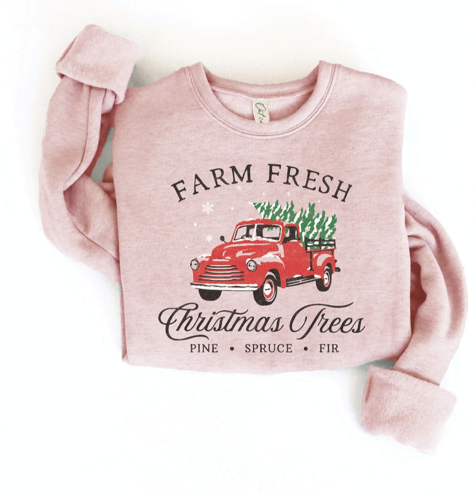 Farm Fresh Christmas Trees Sweatshirt