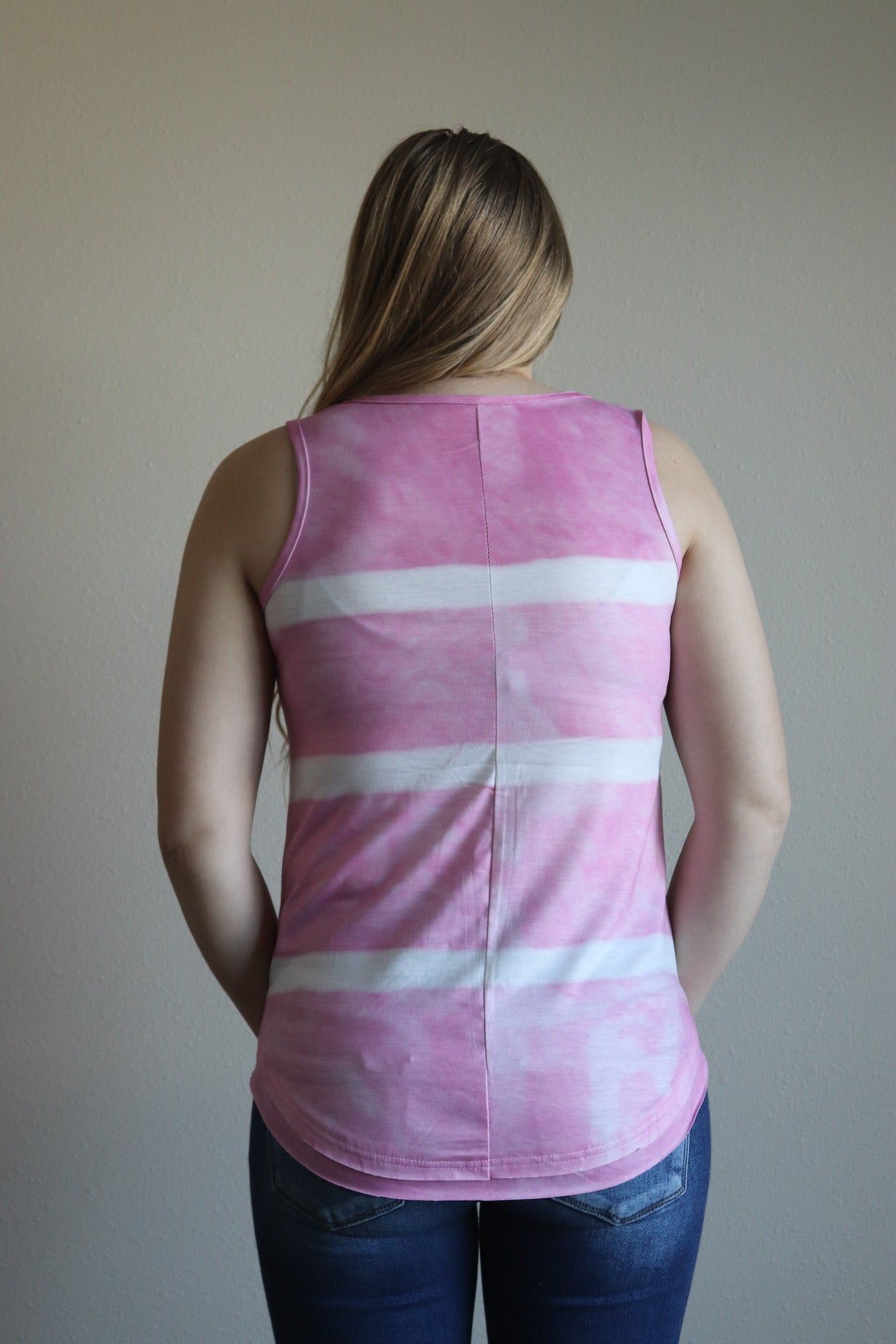 Pink Tie Dye Tank