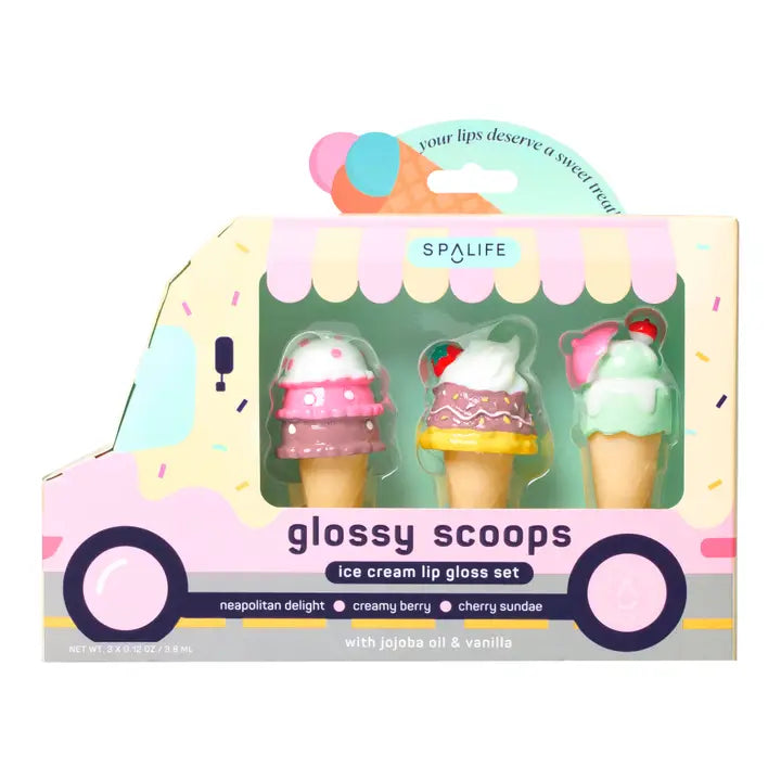 Ice Cream Lip Gloss Set
