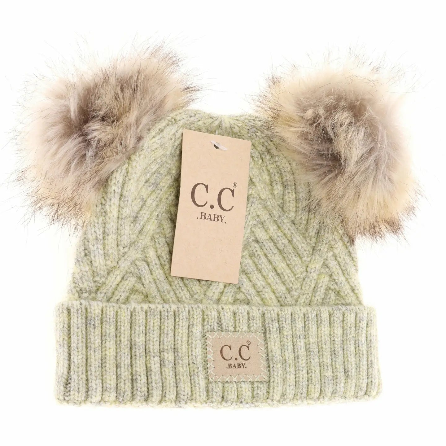 Green Mix Baby Beanie