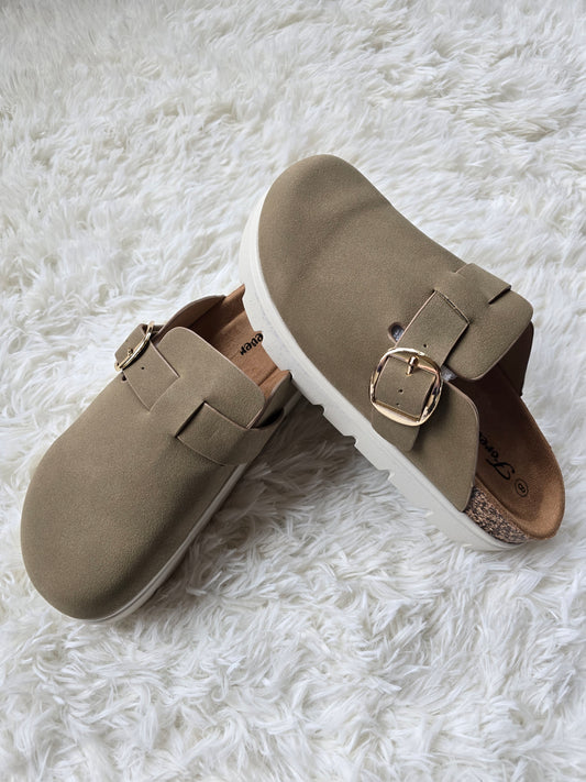 Taupe Mule