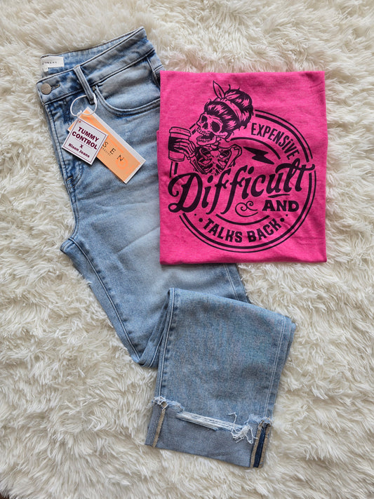 Expensive Difficult and Talks Back Tee