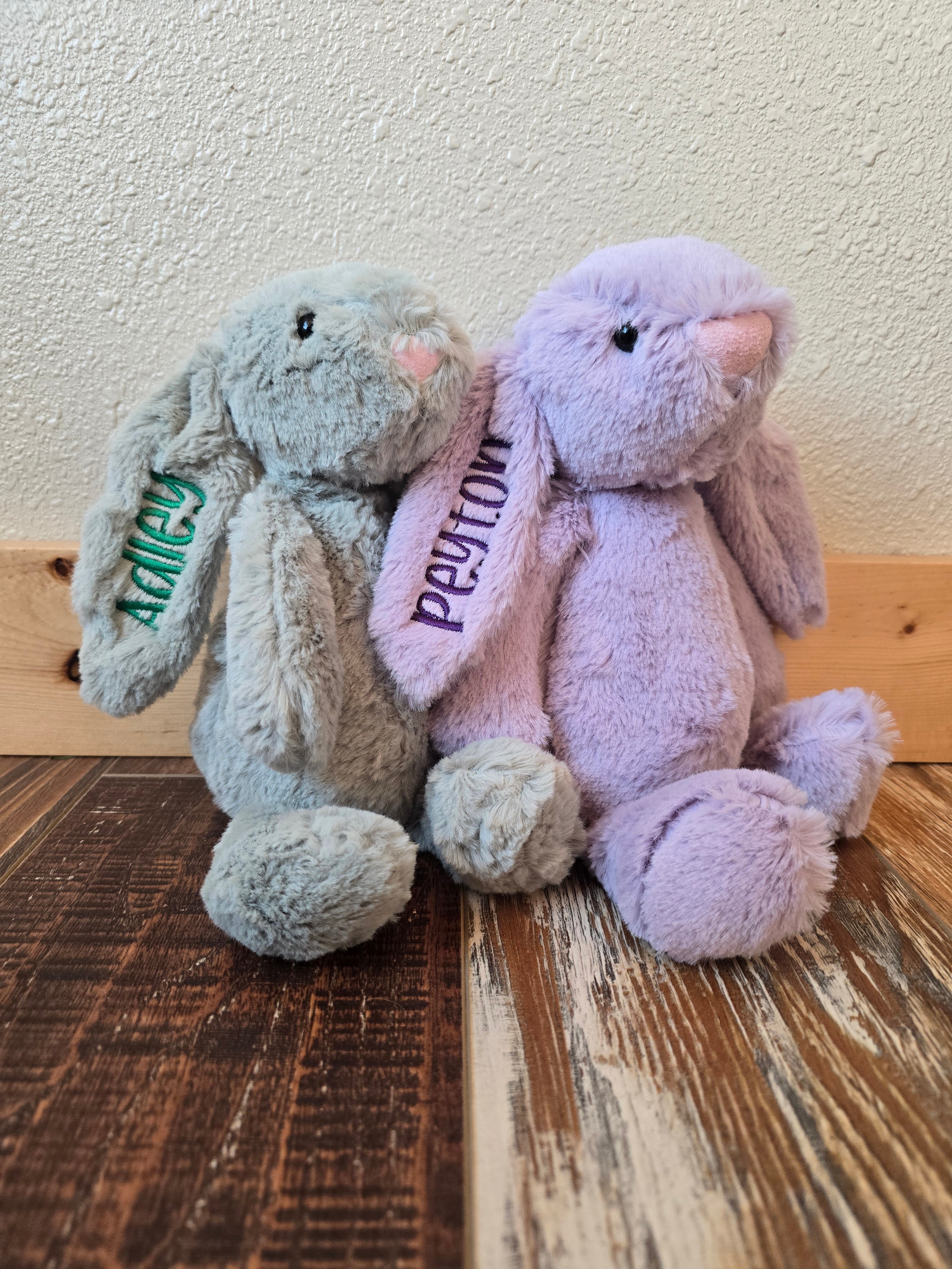 Embroidered Bunny – Rustic Coneflower Boutique